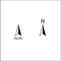 plot of chunk northarrow1